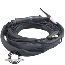 munkakábel pisztollyal, TIG (AWI) hegesztéshez a 8896024 és 8896025 inverterhez, 4 m, max. 200A (DC), CE