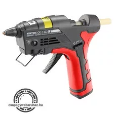 melegragasztó pisztoly, gázüzemű, vezeték nélkül használható; stift átm: 11mm, tömeg: 0,24 kg
