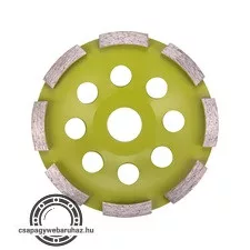 gyémántcsiszoló korong; 115mm×22,2mm, egysoros