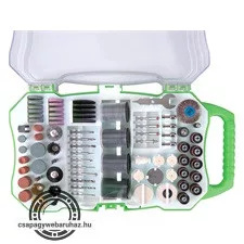 mini köszörű-, csiszoló- és polírozó klt. 3,2 mm befogás, 208 db