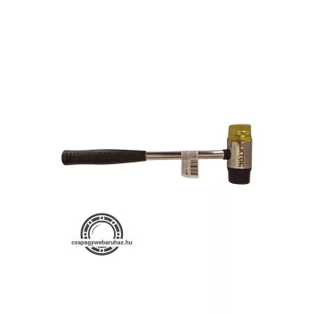   gumikalapács (illesztő kalapács) fém nyéllel, gumi/műanyag fejek; 35 mm