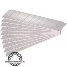 pengék tapétavágó késhez  18mm 10db-os, törhető (műa.tokban) 15-ös osztású