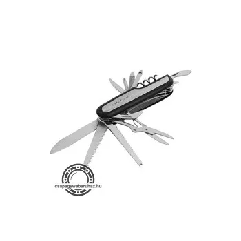   zsebkés, 11 funkcióval, fém/műanyag nyél, penge hossz 90mm
