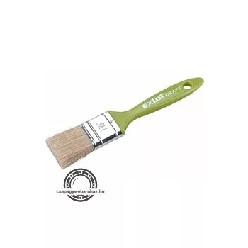   ecset, lapos, szimpla, műa. nyél; 1,5" (38mm), fejhossz: 44mm, fejvastagság: 12,5mm