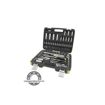   dugókulcs klt., CV., racsnis 45fog ; 1/4"  1/2", 94db, 4-32mm, 32db bit (lapos, kereszt,imbusz,torx), gyertyakulcs16&21