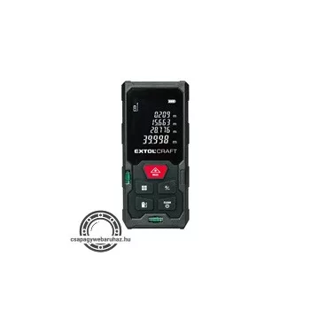   távolságmérő, digitális lézeres; mérési tartomány: 0,05-50m, pontosság: +/-  2 mm,  72 g