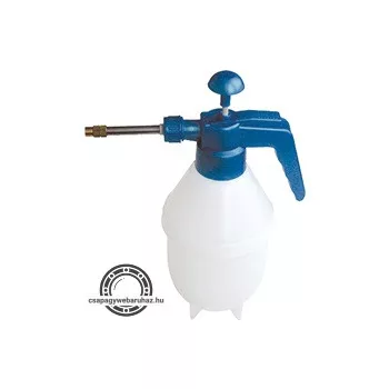 kézi permetező, réz fejjel; 1 liter, műanyag