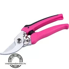 metszőolló, virágokhoz, max.:15 mm átvágás, hossz.:17 cm, mellévágó, rózsaszín, Extol Lady