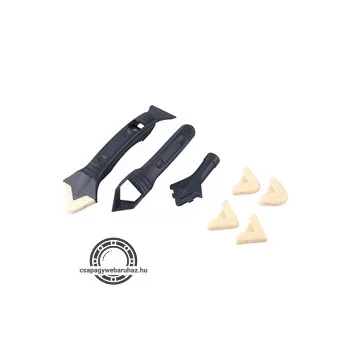 szilikon fugakenő, kihúzó és kaparó klt., 8 db-os