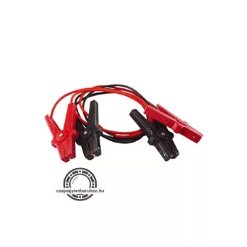   indítókábel pár, csipesszel ("bika kábel") 200A, kábelhossz: 3m, átmérő: 8mm, keresztmetszet: 5mm2