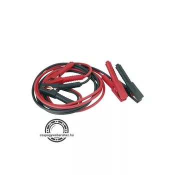   indítókábel pár, csipesszel ("bika kábel") 400A, kábelhossz: 3,5m, átmérő: 9mm, keresztmetszet: 10mm2