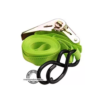 rakományrögzítő gurtni, kampós, max.500kg; 5m×25mm