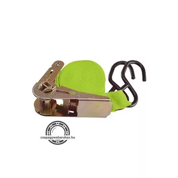   rakományrögzítő gurtni kampós (bliszteren) ; 5m×28mm, max. 150kg