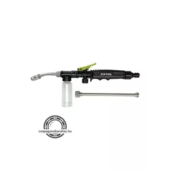   permetező- és locsoló fej, kézi, locsolótömlőhöz, hossz: 31/50 cm, 50 ml tartály