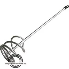 habarcskeverő szár  fúrógéphez, hatszög befogás, 80×400mm