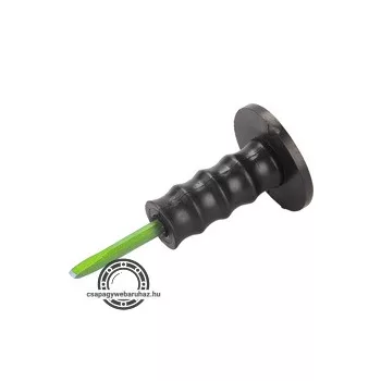   laposvéső, műanyag kézvédővel; 200mm, 12 mm széles vágóél (12 mm szár), edzett, hőkezelt szénacél