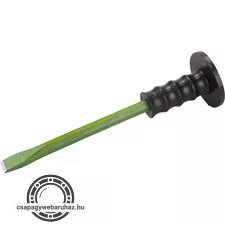 laposvéső, műanyag kézvédővel; 300mm, 19 mm széles vágóél (16 mm szár), edzett, hőkezelt szénacél