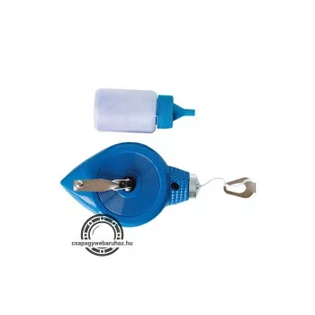 festőzsinór krétaporral, bliszteren; 30m, 30ml, fém ház