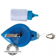 festőzsinór krétaporral, bliszteren; 30m, 30ml, fém ház