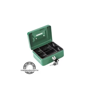   pénzkazetta, 2db kulccsal, változó színekben, festett acél ; 125×95×55/0,8mm