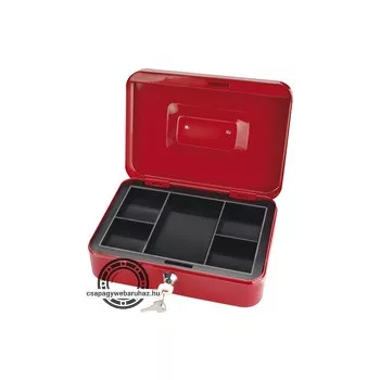   pénzkazetta, 2db kulccsal, változó színekben, festett acél ; 250×180×90/0,8mm