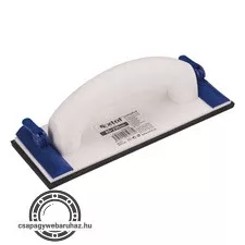 kézi csiszoló műanyag ; 85×235mm, műanyag leszorítóval