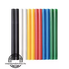 ragasztóstift klt., többszínű; 12db, 100×7,2 mm, bliszteren