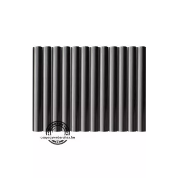   ragasztóstift klt., fekete színű; 12db, 100×11mm, bliszteren