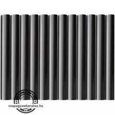 ragasztóstift klt., fekete színű; 12db, 100×11mm, bliszteren