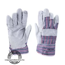 kesztyű munkához, vastag sertésbőr, férfi 10-es méret, erősített tenyér, CE