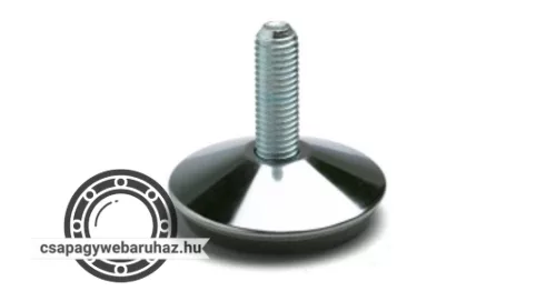 GÉPLÁB , fém gépláb talp=30mm M10X20 FIX 150kg  mag:31,5mm