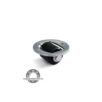  Talpas fiókgörgő , átmérő:13 mm , magasság:12 mm , teherbírás:15 kg