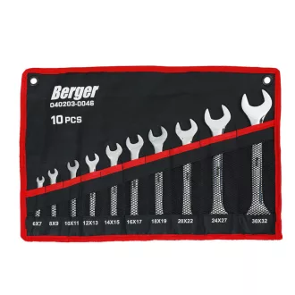 BERGER villáskulcs készlet 10r. 6-32mm CrV