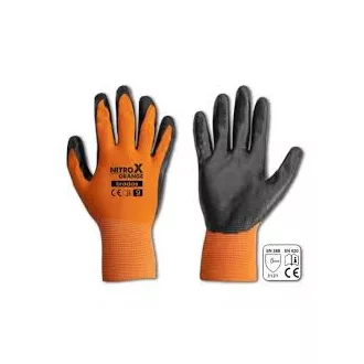 Bradas Nitrox Orange latex védőkesztyű 10-es méret