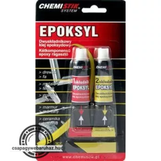   Chemistik - Epoksyl, univerzális ragasztó, 2x20 g , olaj és vegyszerálló