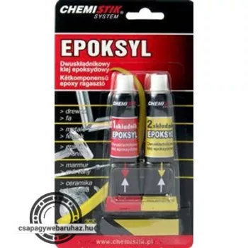   Chemistik - Epoksyl, univerzális ragasztó, 2x20 g , olaj és vegyszerálló