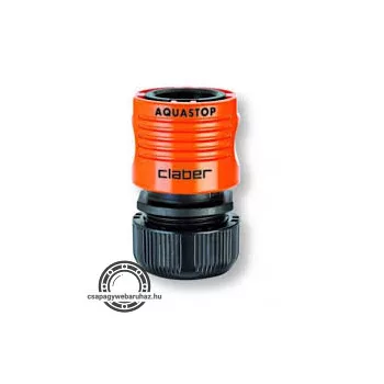   Locsoló gyorscsatlakozó anya tömlővég ,1/2" STOP , CLABER 8602