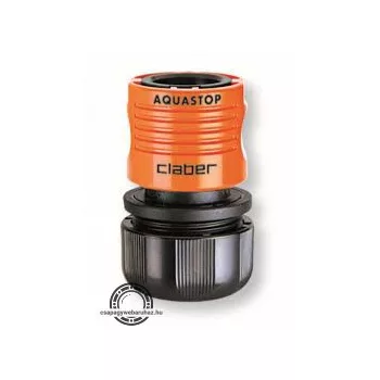   Locsoló gyorscsatlakozó anya tömlővég ,3/4" STOP , CLABER 8604
