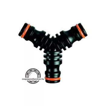   Locsoló Y-idom toldó , elosztó gyorscsatlakozó apa , műanyag , CLABER 8614