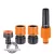 Locsoló készlet 3/4" , gyorscsatl anya 3/4˝ 2db+szórófej+adapter MAX FLOW  , CLABER 9656