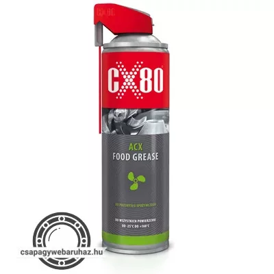 CX-80 ACX élelmiszeripari zsírspray szórófejjel, NSF H1, 500 ml