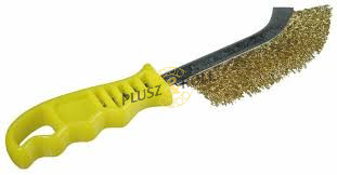 Z-TOOLS Spid drótkefe 250mm bronz sárga