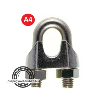 12 mm-es DIN741 A4 saválló drótkötél bilincs