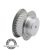 HTD 3M fogszám:16 , szíjszélesség:6mm , tárcsa átmérő: 15,28mm , megmunkálhatósági határok:1-6mm , fogosztás:3mm , aluminium fogasszíjtárcsa