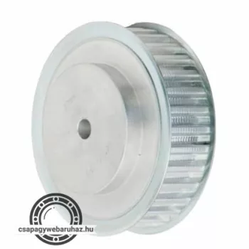  Fogasszíjtárcsa T5 profil , fogszám:14 , tárcsa szélesség:27mm , szíj szélesség=16mm , aluminium 