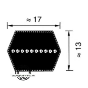 BB/HBB 2770 LP CAPR hatszögletű ékszíj