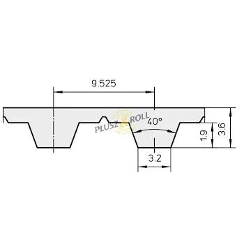 L 255 13MM OPTIBELT  fogasszíj