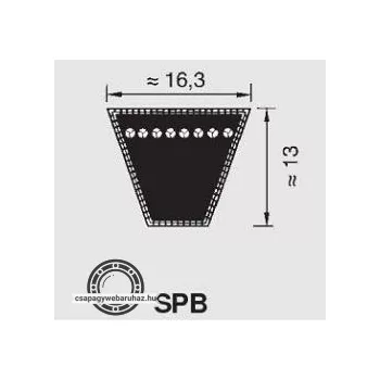SPB 2360 LW DTE ékszíj