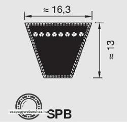SPB 1750 LP DTE ékszíj