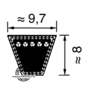 SPZ 1012 LW CODEX ékszíj